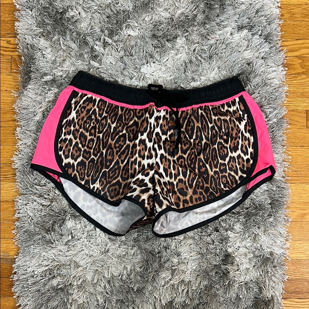 Juicy Couture Sport Leopard Print Shorts